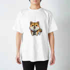 weapon123のショップの柴犬イラスト スタンダードTシャツ