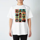 マッケンデジタルワールドのエモくてレトロな盆栽さんと愉快な仮想ガジェット君たち【lofiアート】 Regular Fit T-Shirt