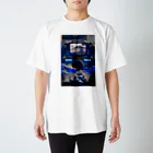 マッケンデジタルワールドのネオ浮世絵盆栽：サイバーパンクアーケードアドベンチャー for オタク スタンダードTシャツ