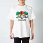 ひのまるショップのひのまる(フリミン柄3匹) Regular Fit T-Shirt