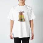 KidsArtの【子どもの絵】バースデーケーキ Regular Fit T-Shirt