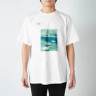 りんちゃんSHOP in SUZURIのインコのりんちゃん　TAKE OFF!(ターコイズ) Regular Fit T-Shirt