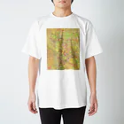 Laquamarmoの草花の絨毯の、優しい色合い スタンダードTシャツ