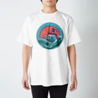 THIS IS NOT DESIGNのビッグウェーブに乗れ スタンダードTシャツ