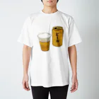 脂身通信Ｚの缶ビール_230325 Regular Fit T-Shirt