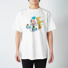 KEITA MIZUTANIのたこ焼きを運ぶドクロ Regular Fit T-Shirt