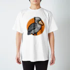 Cody the LovebirdのChubby Bird ハシビロコウ Regular Fit T-Shirt