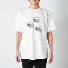 PokuStarのテニス　コアラとサーブ3種 Regular Fit T-Shirt