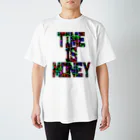 ちび丸のTime is money（タイムイズマネー） スタンダードTシャツ