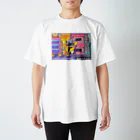 ハチワレ事務所のハチワレと茶トラのパティシエ Regular Fit T-Shirt