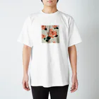 nordicのヴィンテージローズ Regular Fit T-Shirt