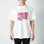 月牛ぎゅ【829Lunch】の【月牛ぎゅ通常グッズ】あなたは私の仲間ですてぃーしゃつ Regular Fit T-Shirt