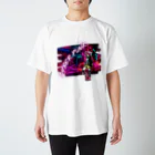 Vibrant Novaのsyber punk girl スタンダードTシャツ