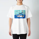 Fortune Campers そっくの雑貨屋さんのさおりん号で釣りしよう Regular Fit T-Shirt