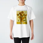 MUGEN ARTのゴッホのひまわり　Vincent Van Gogh / Sunflowers Regular Fit T-Shirt