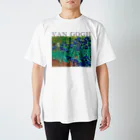 MUGEN ARTのゴッホ　アイリス  Irises Regular Fit T-Shirt