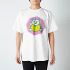 はっさくまの日用品のはっさくまのてへぺろピンクダイヤモンド Regular Fit T-Shirt