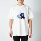 元祖　番田屋の白井ミニモト会　公式グッツ　青 スタンダードTシャツ