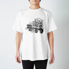 元祖　番田屋の白井ミニモト会　公式グッツ　モノクロ Regular Fit T-Shirt