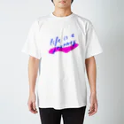 rihomiyakeの人生は旅だ　ピンク スタンダードTシャツ