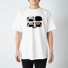 アート宇都宮(ARTUTSUNOMIYA)の可愛いパグ スタンダードTシャツ