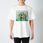 MUGEN ARTのゴッホ　薔薇（ばら）　Roses / Vincent Van Gogh スタンダードTシャツ