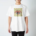 働きたくないの涙を流すウサギ Regular Fit T-Shirt