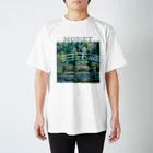 MUGEN ARTのモネ　睡蓮の池と日本の橋　Claude Monet　 Regular Fit T-Shirt