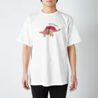 NANAHOSHI64のゆるステゴサウルス Regular Fit T-Shirt