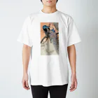 MUGEN ARTの小原古邨　二羽の孔雀　Ohara Koson / Two peacocks on tree branch スタンダードTシャツ