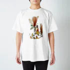 MUGEN ARTの小原古邨　木蓮に四十雀 Regular Fit T-Shirt