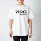 7IRO GLAMOUROUSの7IROロゴ太字 白Tシャツ スタンダードTシャツ