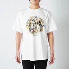 どうぶついっぱい　ふじいまさゆきのイヌいっぱい001 Regular Fit T-Shirt