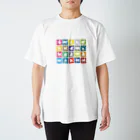 ジルトチッチのデザインボックスのデザイナーズマンションに入居したひつじ君達 スタンダードTシャツ