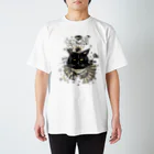 星月猫　徳島洋子のKING タキ 猫 スタンダードTシャツ