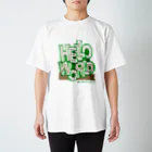 masahiro_minami_artのHELLO WORLD Regular Fit T-Shirt