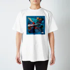 みなとまち層の海の生き物たち Regular Fit T-Shirt