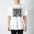 LalaHangeulのQRコードに空目するハングル スタンダードTシャツ