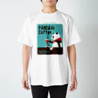 キッチュのパンダコーヒー スタンダードTシャツ