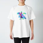 amakara_の幸運を運ぶカラフルなウミガメ Regular Fit T-Shirt