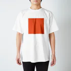 「Birth Day Colors」バースデーカラーの専門店の4月10日の誕生色「バーミリオン・オレンジ」 Regular Fit T-Shirt