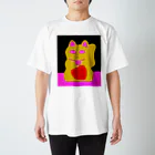 AceMori Galleryのlove neko /愛猫 Regular Fit T-Shirt