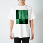 紅玉画廊のアブストラクト　エメラルド スタンダードTシャツ