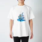 はなのすみれの🍋『ぼくらの宇宙レモン号』🌌 Regular Fit T-Shirt