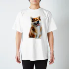 koron-koronの【柴犬】 Regular Fit T-Shirt