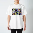 art workshop Huuのteam アニマルチルドレン Regular Fit T-Shirt