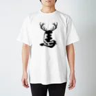 馬鹿亭(T)工房の馬。鹿。 Regular Fit T-Shirt