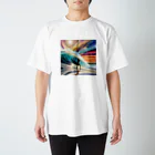 青空クリエイトのBig wave  Regular Fit T-Shirt