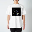 サーキットのオカミちゃんねるのいつかサーキットに立つ太郎　宇宙へ スタンダードTシャツ