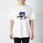 きなこ。のもちねこのハチワレさん Regular Fit T-Shirt